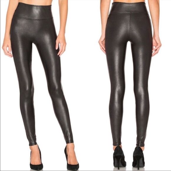 Spanx Faux Leather Leggings - Picture 1 of 9